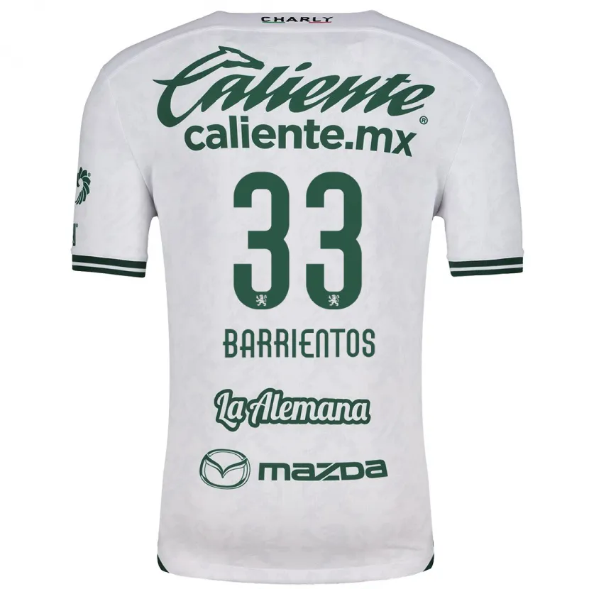 Danxen Herren Yashira Barrientos #33 Weiß Grün Auswärtstrikot Trikot 2024/25 T-Shirt Österreich