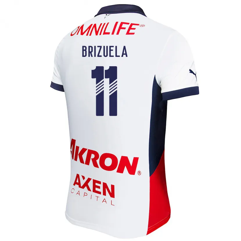 Danxen Herren Isaác Brizuela #11 Weiß Rot Blau Auswärtstrikot Trikot 2024/25 T-Shirt Österreich