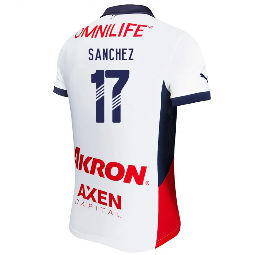 Danxen Herren Jesús Sánchez #17 Weiß Rot Blau Auswärtstrikot Trikot 2024/25 T-Shirt Österreich