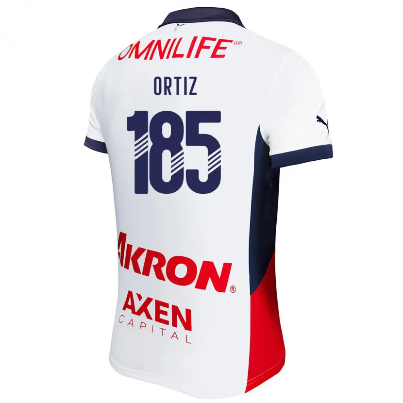 Danxen Herren Gibrán Ortiz #185 Weiß Rot Blau Auswärtstrikot Trikot 2024/25 T-Shirt Österreich