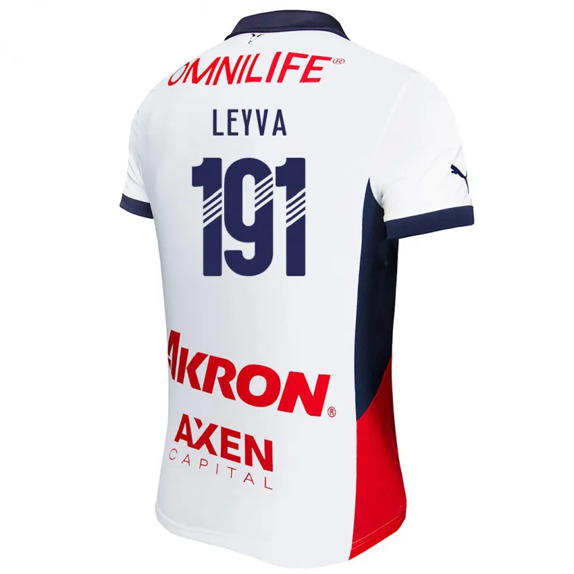 Danxen Herren Axel Leyva #191 Weiß Rot Blau Auswärtstrikot Trikot 2024/25 T-Shirt Österreich