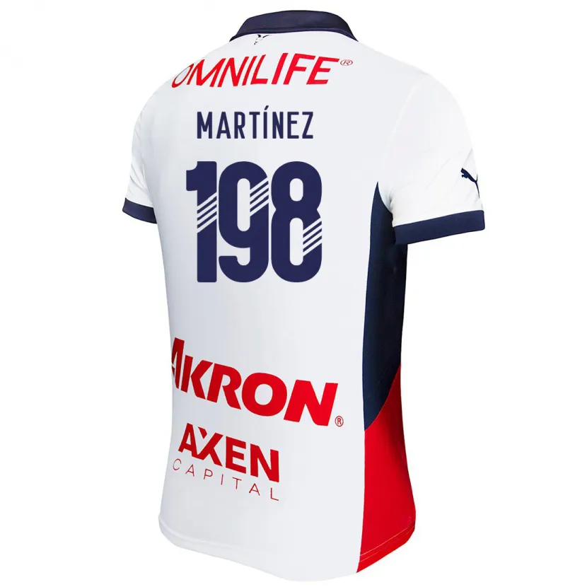 Danxen Herren Andrew Martínez #198 Weiß Rot Blau Auswärtstrikot Trikot 2024/25 T-Shirt Österreich