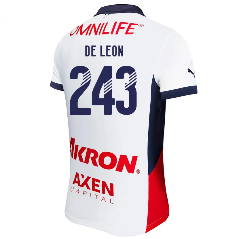 Danxen Herren Jared De León #243 Weiß Rot Blau Auswärtstrikot Trikot 2024/25 T-Shirt Österreich