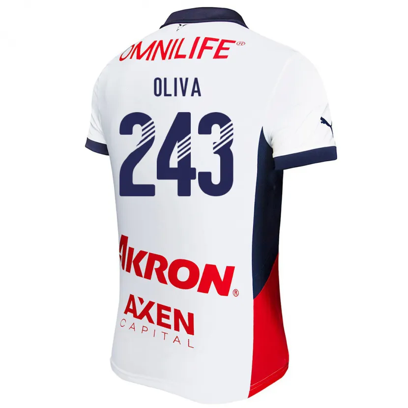 Danxen Herren Diego Oliva #243 Weiß Rot Blau Auswärtstrikot Trikot 2024/25 T-Shirt Österreich