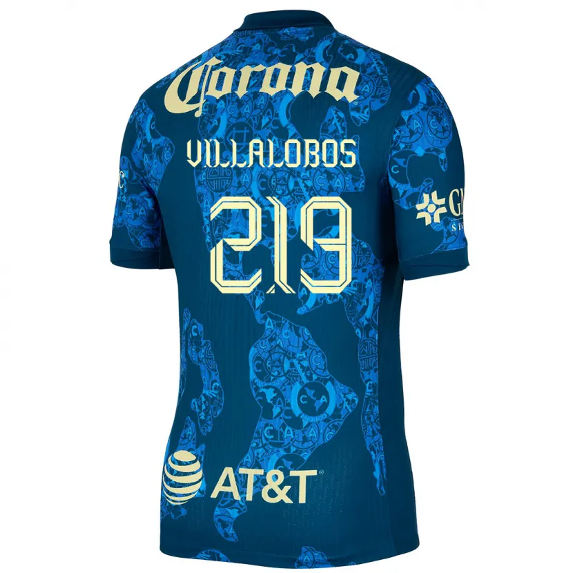 Danxen Herren Patricio Villalobos #219 Blau Gelb Auswärtstrikot Trikot 2024/25 T-Shirt Österreich
