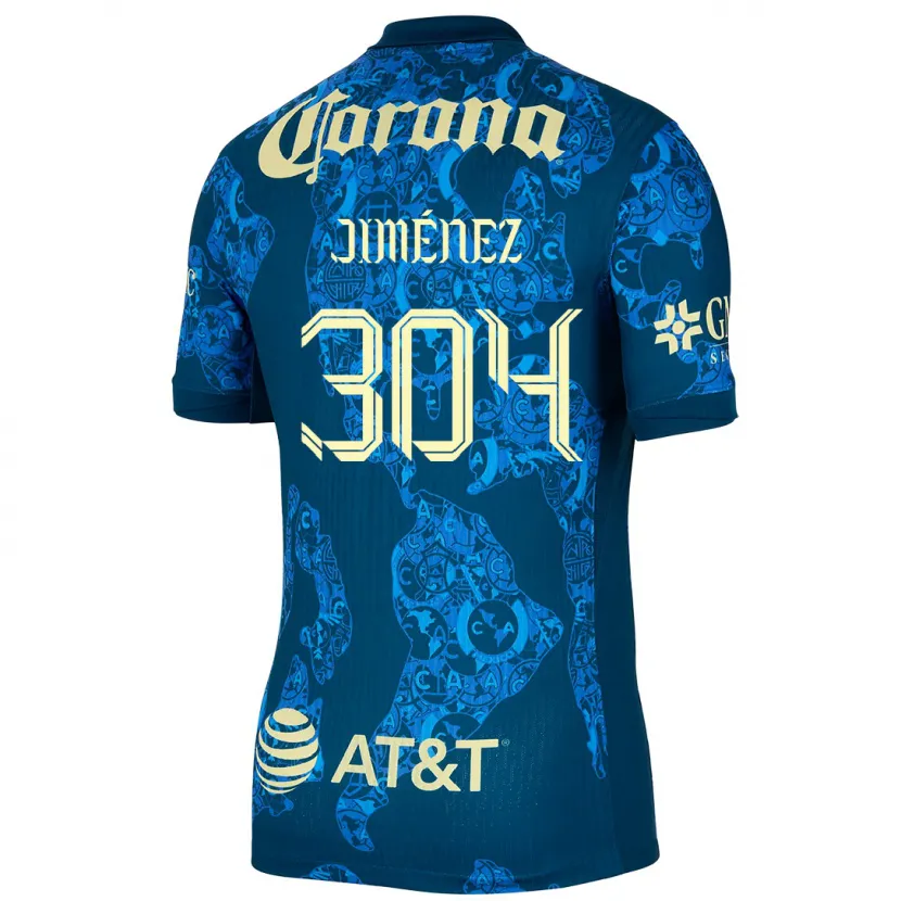 Danxen Herren Derek Jiménez #304 Blau Gelb Auswärtstrikot Trikot 2024/25 T-Shirt Österreich