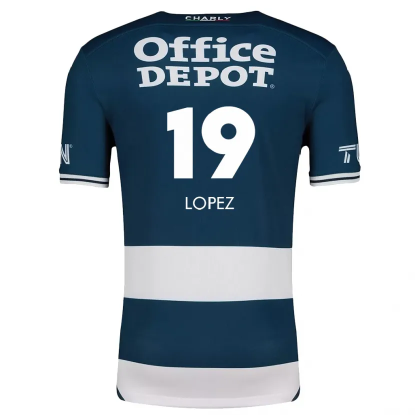 Danxen Damen Javier Eduardo López #19 Blau Weiss Heimtrikot Trikot 2024/25 T-Shirt Österreich
