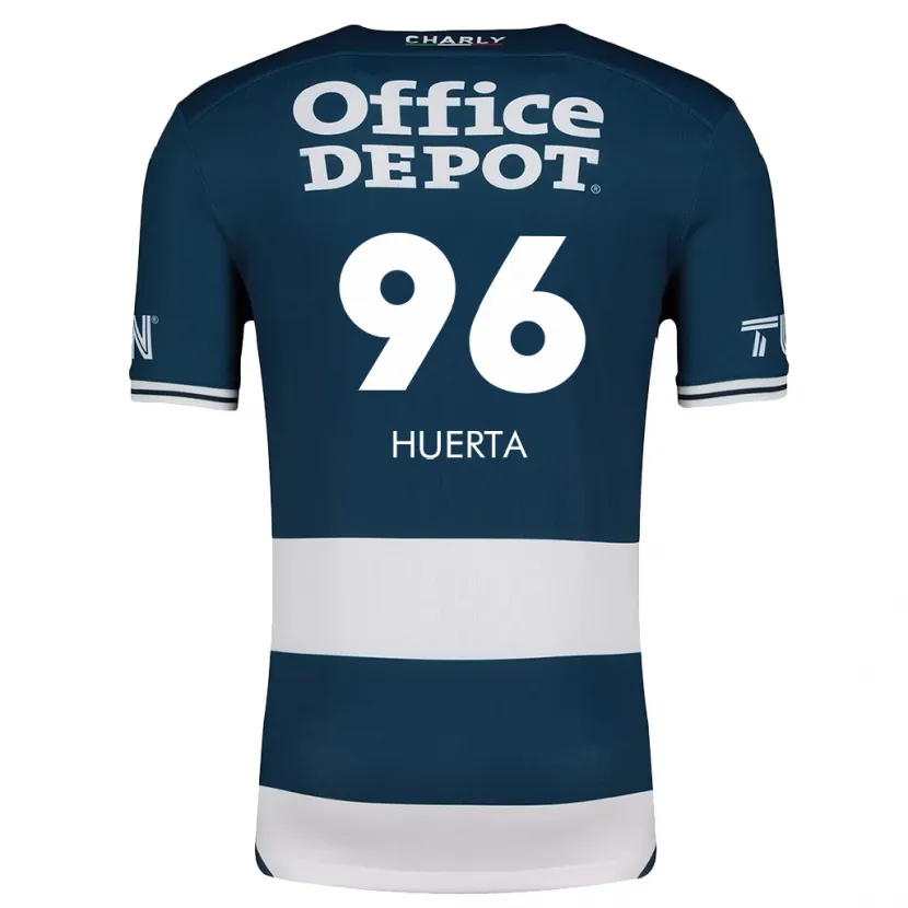 Danxen Damen Edwin Huerta #96 Blau Weiss Heimtrikot Trikot 2024/25 T-Shirt Österreich