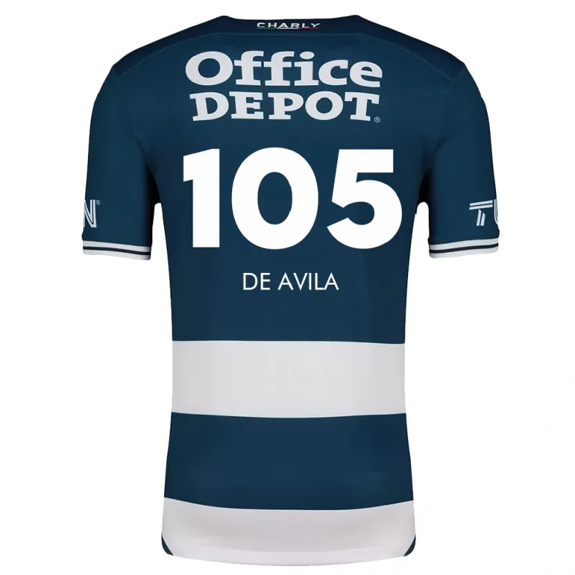 Danxen Damen José De Ávila #105 Blau Weiss Heimtrikot Trikot 2024/25 T-Shirt Österreich