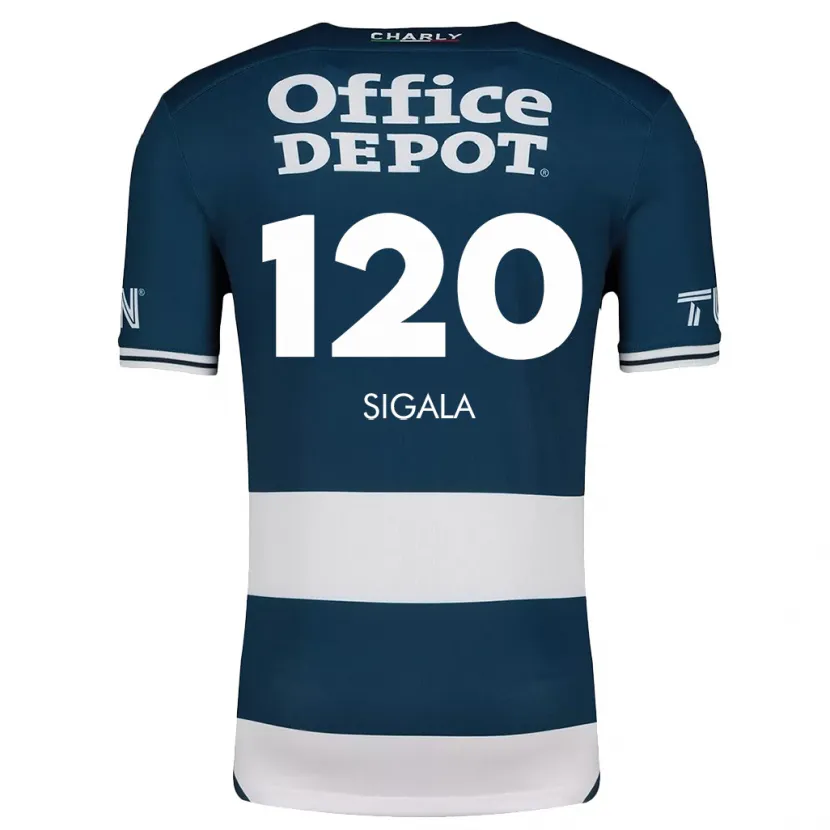 Danxen Damen Juan Sigala #120 Blau Weiss Heimtrikot Trikot 2024/25 T-Shirt Österreich