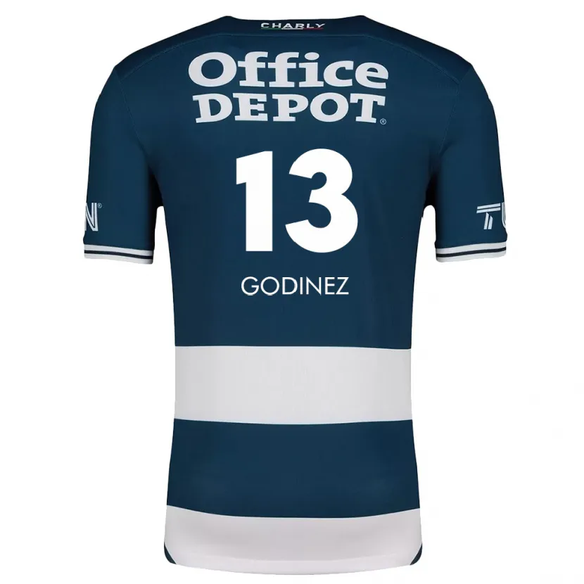 Danxen Damen Alexandra Godínez #13 Blau Weiss Heimtrikot Trikot 2024/25 T-Shirt Österreich