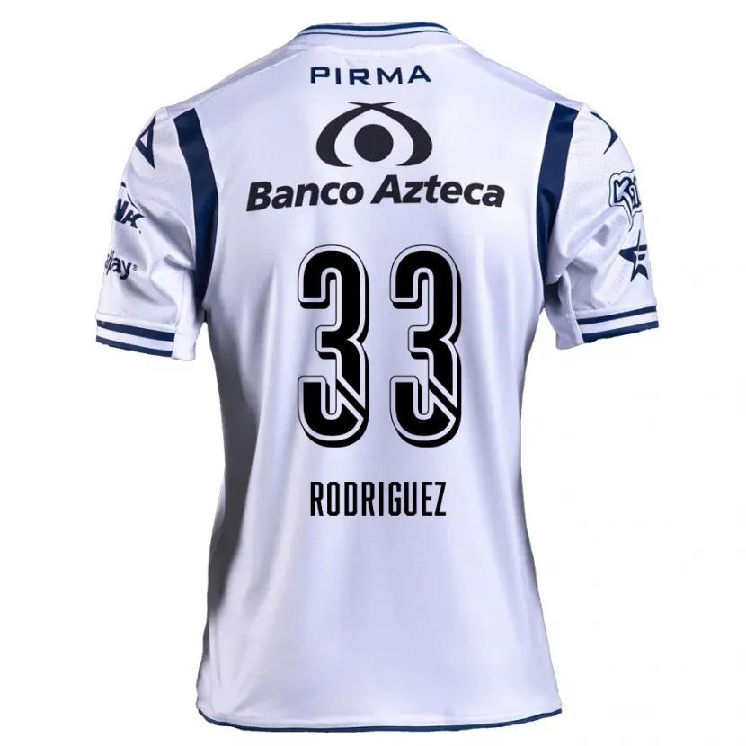 Danxen Damen Jorge Rodríguez #33 Weiß Marineblau Heimtrikot Trikot 2024/25 T-Shirt Österreich