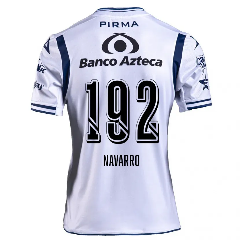 Danxen Damen Eduardo Navarro #192 Weiß Marineblau Heimtrikot Trikot 2024/25 T-Shirt Österreich