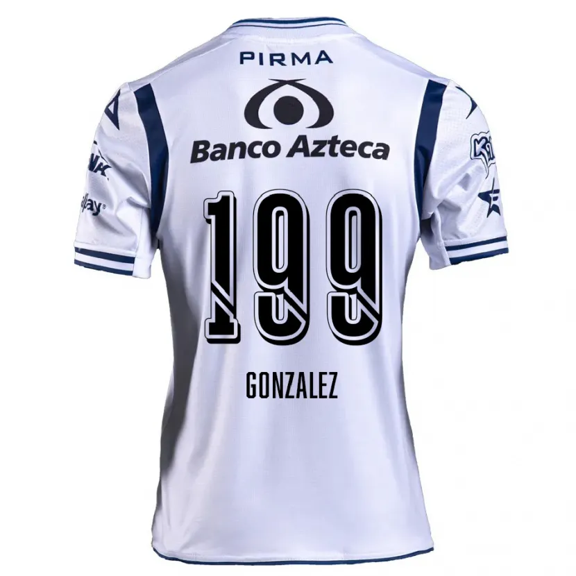 Danxen Damen Samuel González #199 Weiß Marineblau Heimtrikot Trikot 2024/25 T-Shirt Österreich