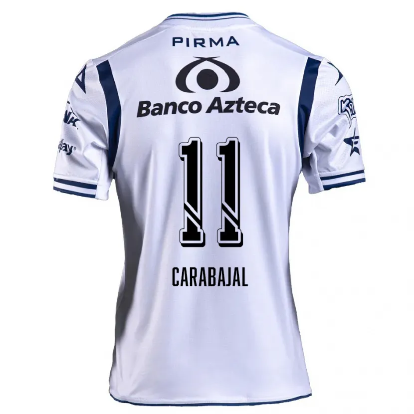 Danxen Damen Gabriel Carabajal #11 Weiß Marineblau Heimtrikot Trikot 2024/25 T-Shirt Österreich