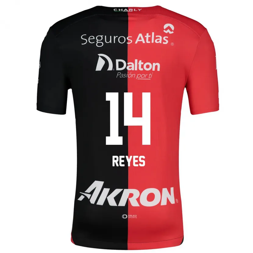 Danxen Damen Luis Reyes #14 Rot Schwarz Heimtrikot Trikot 2024/25 T-Shirt Österreich