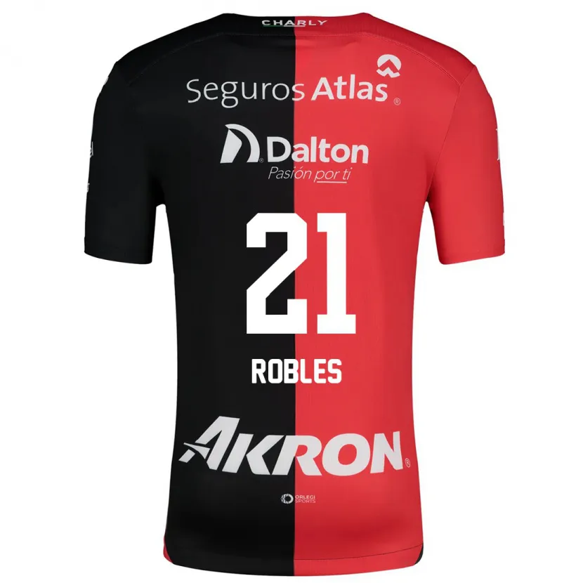 Danxen Damen Carlos Robles #21 Rot Schwarz Heimtrikot Trikot 2024/25 T-Shirt Österreich