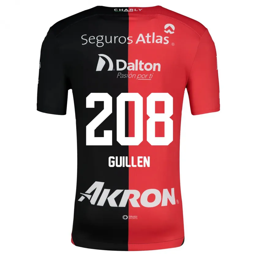 Danxen Damen Jesús Guillén #208 Rot Schwarz Heimtrikot Trikot 2024/25 T-Shirt Österreich