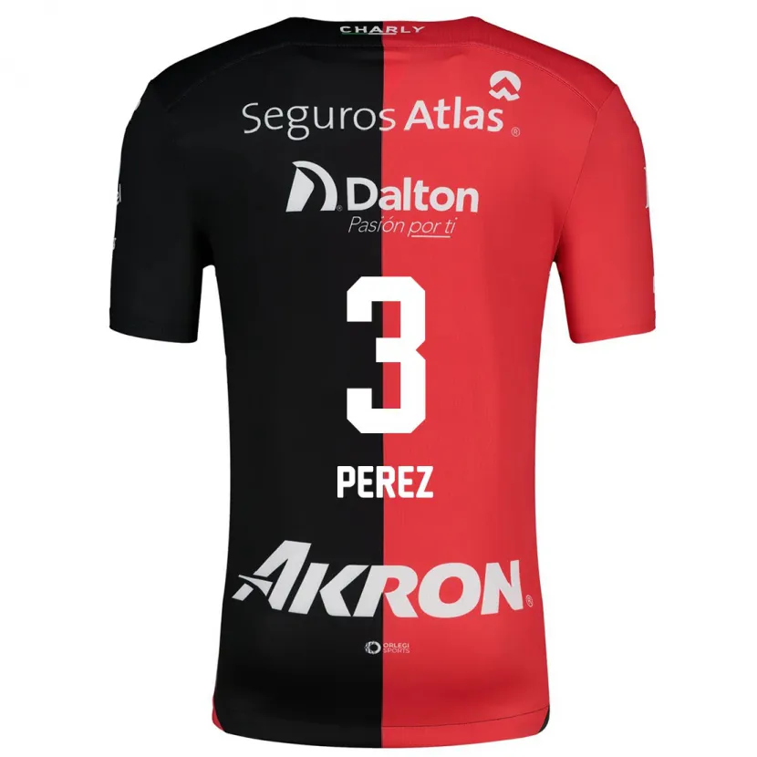 Danxen Damen María Fernanda Pérez #3 Rot Schwarz Heimtrikot Trikot 2024/25 T-Shirt Österreich