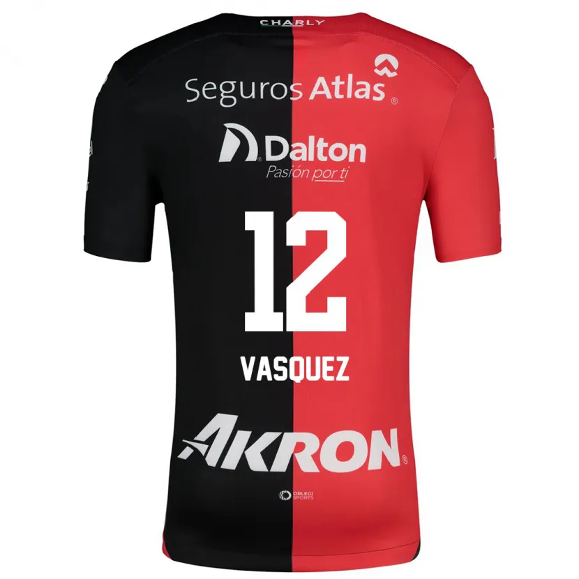 Danxen Damen Leyla Vasquez #12 Rot Schwarz Heimtrikot Trikot 2024/25 T-Shirt Österreich