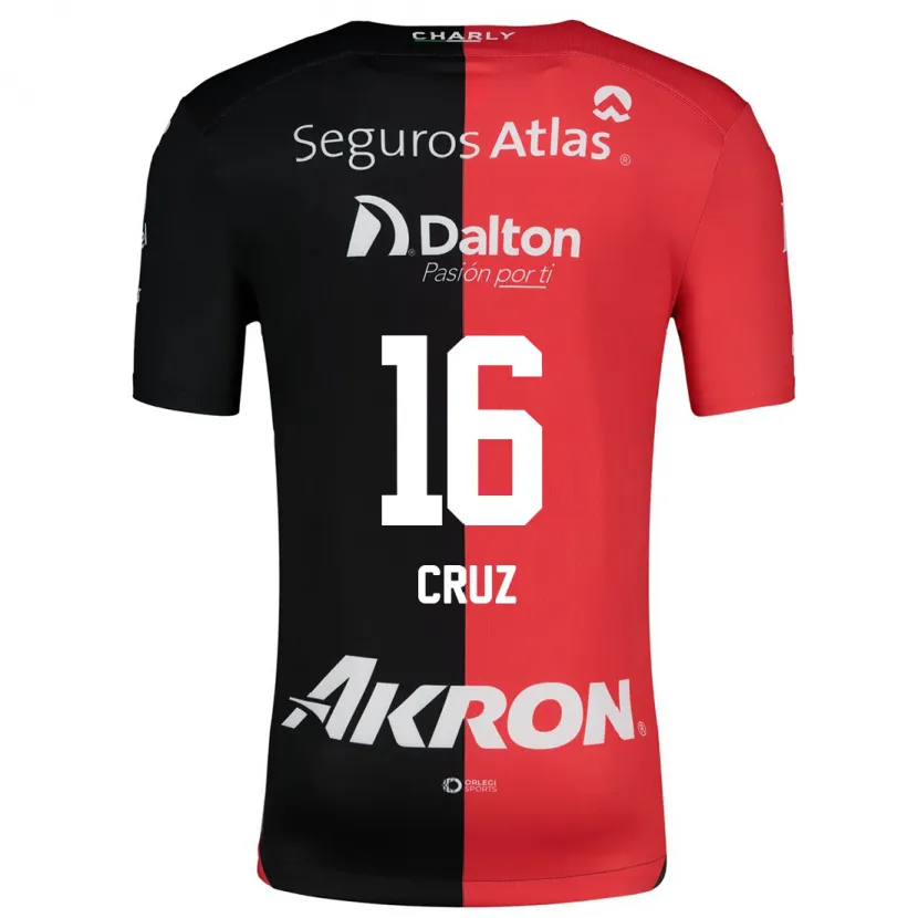 Danxen Damen Daniela Cruz #16 Rot Schwarz Heimtrikot Trikot 2024/25 T-Shirt Österreich