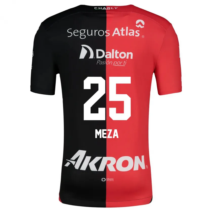 Danxen Damen Daniela Meza #25 Rot Schwarz Heimtrikot Trikot 2024/25 T-Shirt Österreich