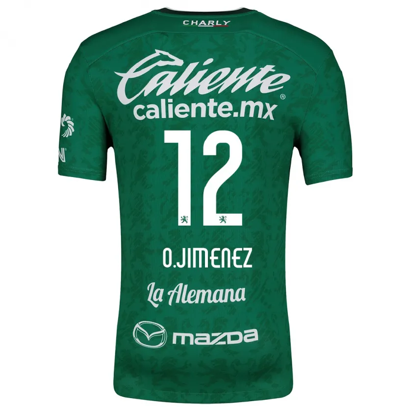Danxen Damen Óscar Jiménez #12 Grün Weiß Heimtrikot Trikot 2024/25 T-Shirt Österreich