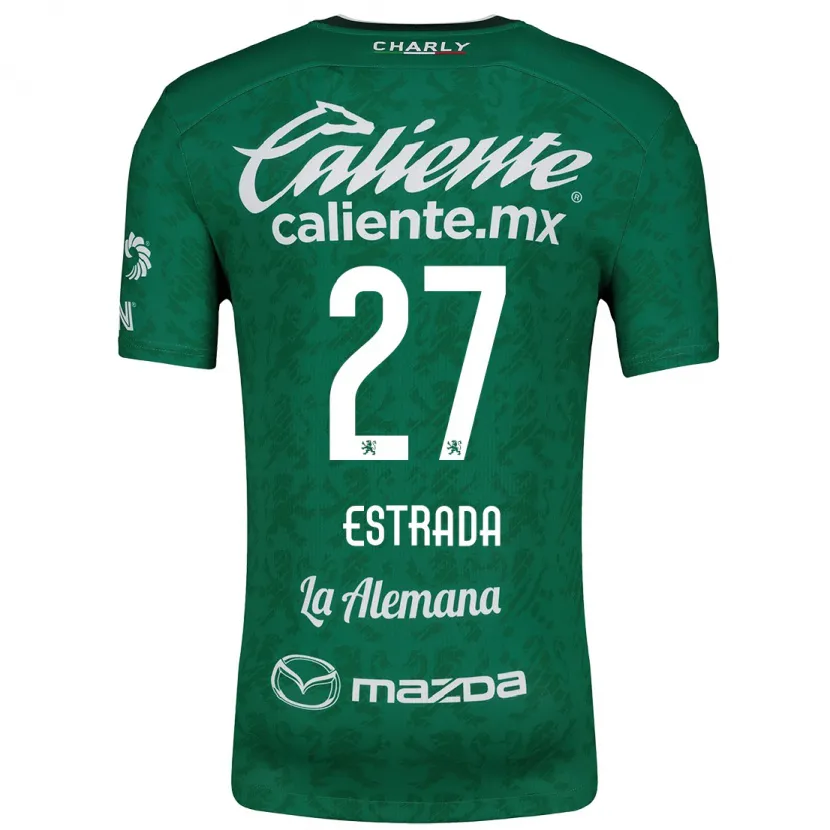 Danxen Damen Ángel Estrada #27 Grün Weiß Heimtrikot Trikot 2024/25 T-Shirt Österreich