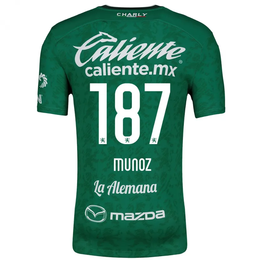 Danxen Damen Diego Muñoz #187 Grün Weiß Heimtrikot Trikot 2024/25 T-Shirt Österreich