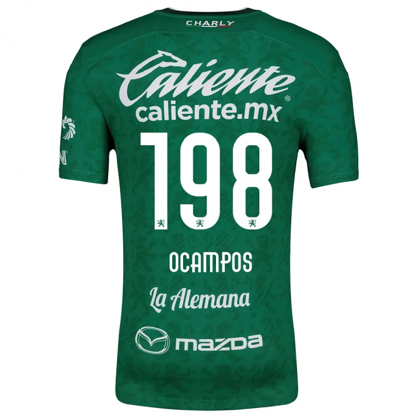 Danxen Damen Omar Ocampos #198 Grün Weiß Heimtrikot Trikot 2024/25 T-Shirt Österreich