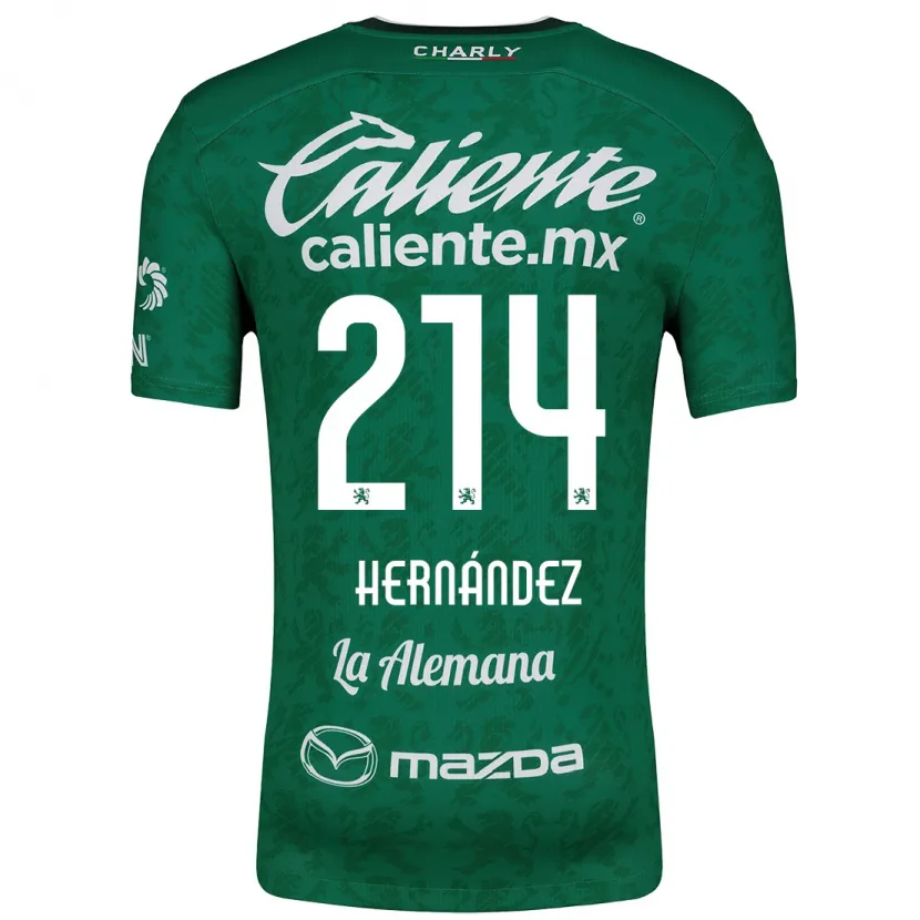 Danxen Damen Iván Hernández #214 Grün Weiß Heimtrikot Trikot 2024/25 T-Shirt Österreich