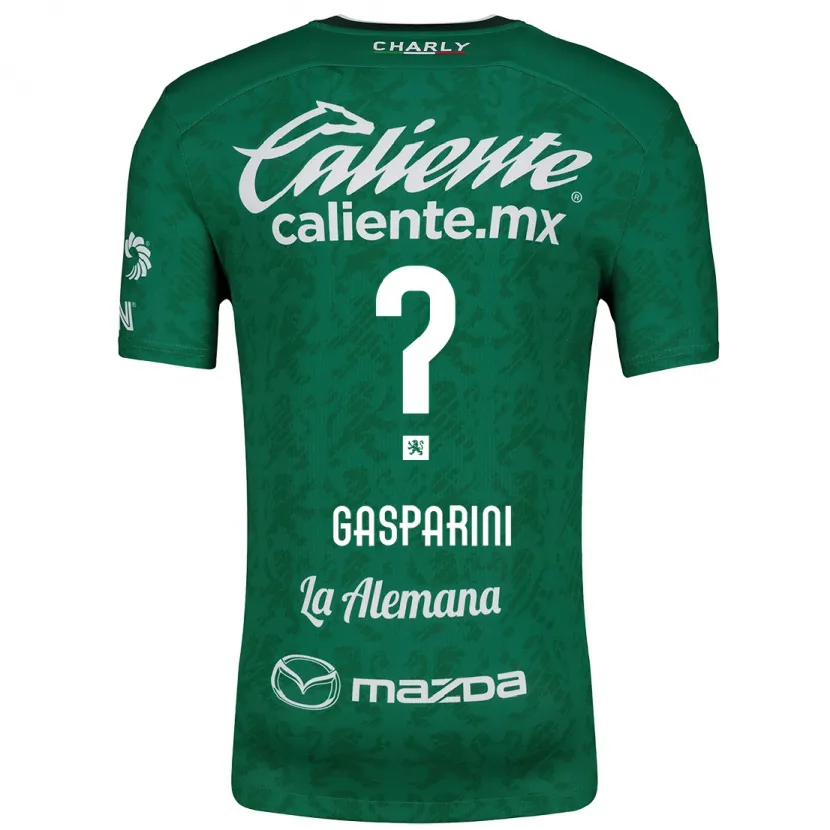 Danxen Damen Joaquín Gasparini #0 Grün Weiß Heimtrikot Trikot 2024/25 T-Shirt Österreich