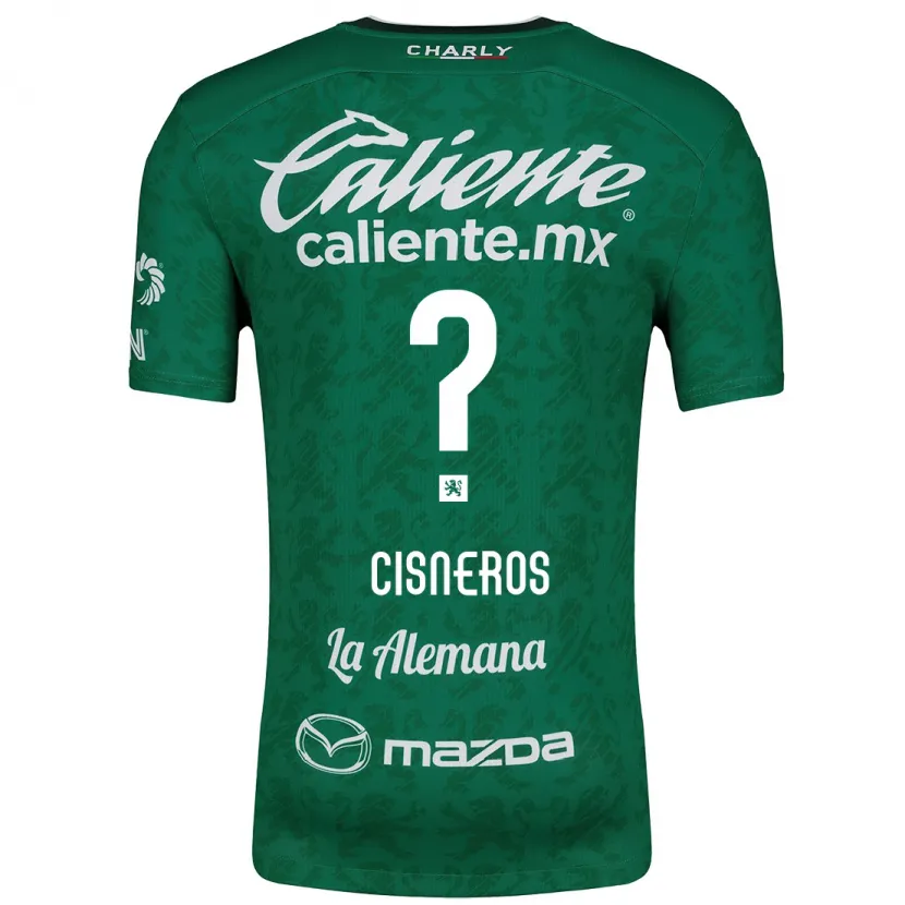 Danxen Damen Santiago Cisneros #0 Grün Weiß Heimtrikot Trikot 2024/25 T-Shirt Österreich