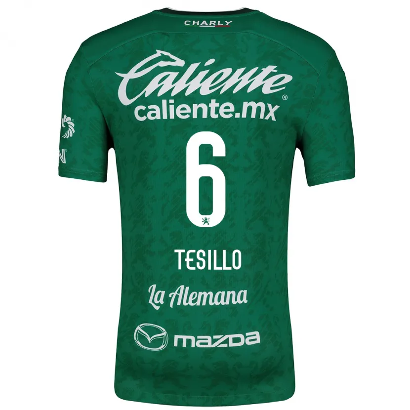Danxen Damen William Tesillo #6 Grün Weiß Heimtrikot Trikot 2024/25 T-Shirt Österreich