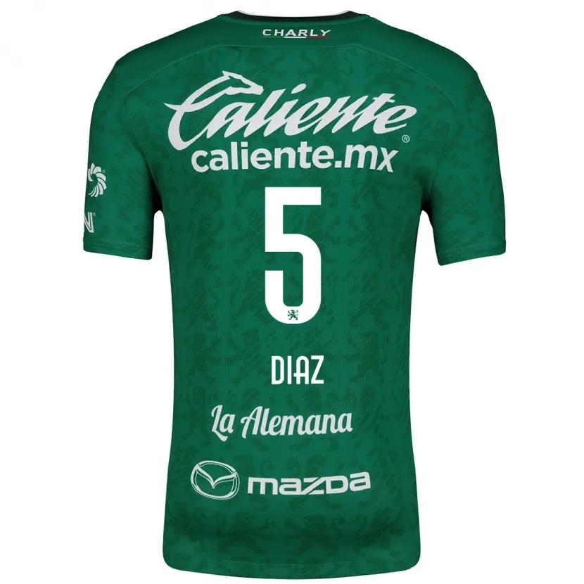 Danxen Damen Brenda Díaz #5 Grün Weiß Heimtrikot Trikot 2024/25 T-Shirt Österreich
