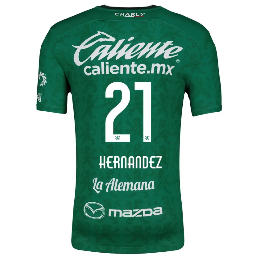 Danxen Damen Alexa Hernández #21 Grün Weiß Heimtrikot Trikot 2024/25 T-Shirt Österreich