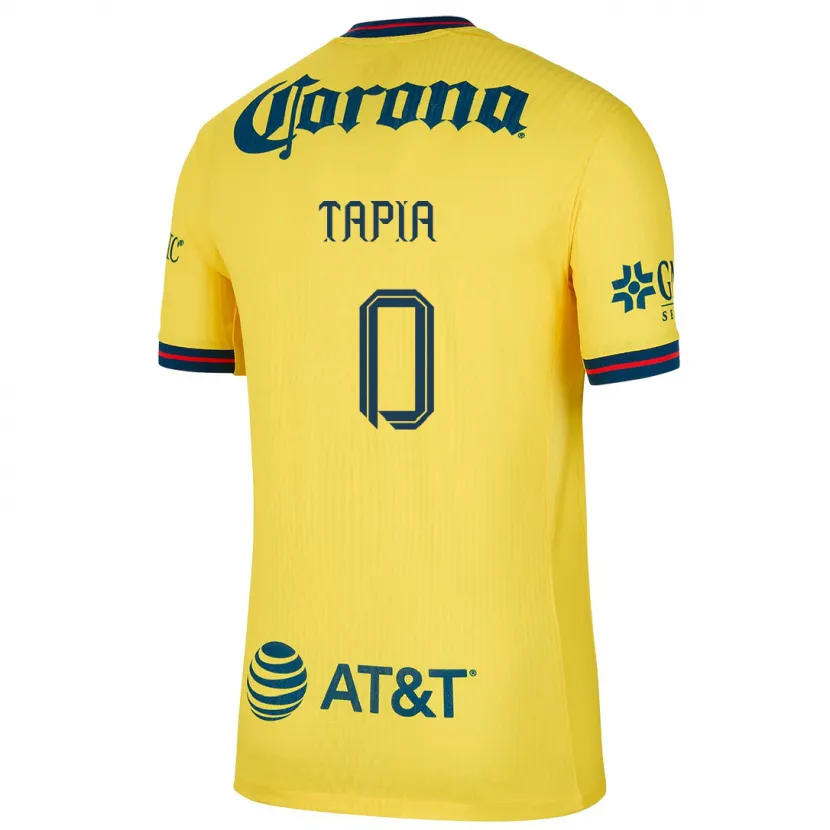 Danxen Damen Leonardo Tapia #0 Gelb Blau Heimtrikot Trikot 2024/25 T-Shirt Österreich
