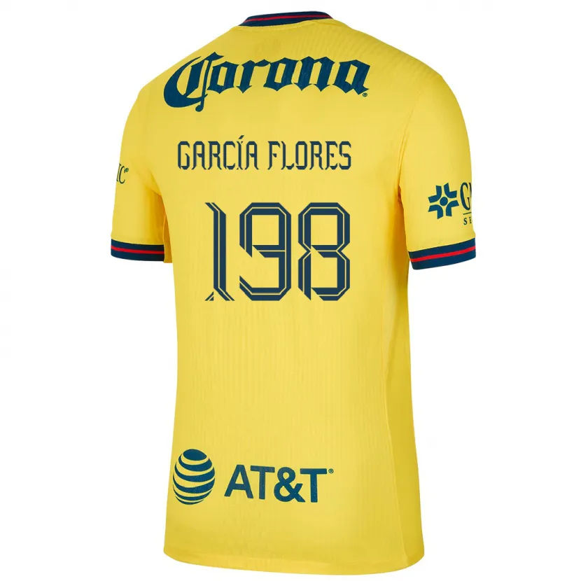 Danxen Damen Francisco García Flores #198 Gelb Blau Heimtrikot Trikot 2024/25 T-Shirt Österreich
