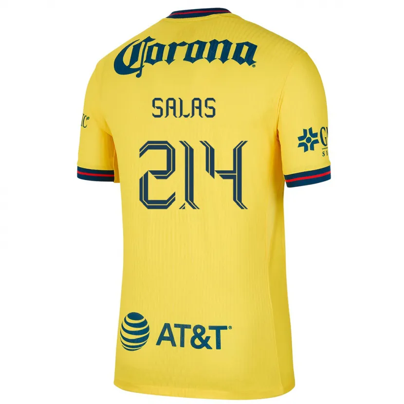 Danxen Damen Patricio Salas #214 Gelb Blau Heimtrikot Trikot 2024/25 T-Shirt Österreich