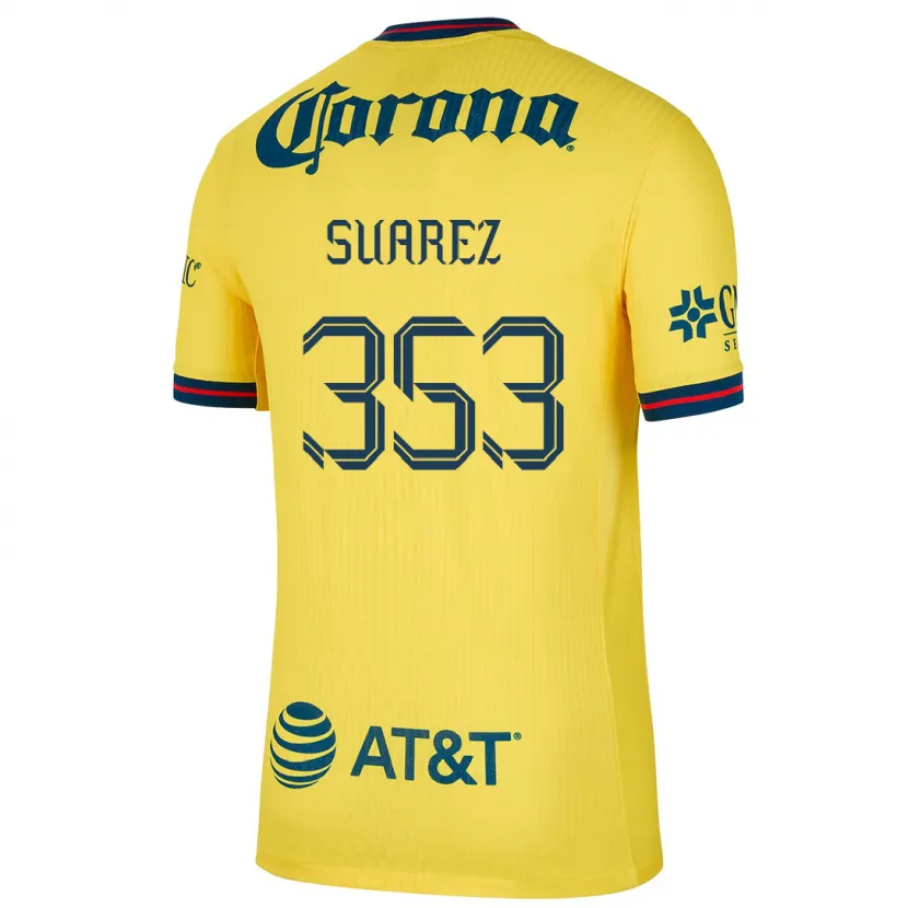 Danxen Damen Irwin Suarez #353 Gelb Blau Heimtrikot Trikot 2024/25 T-Shirt Österreich