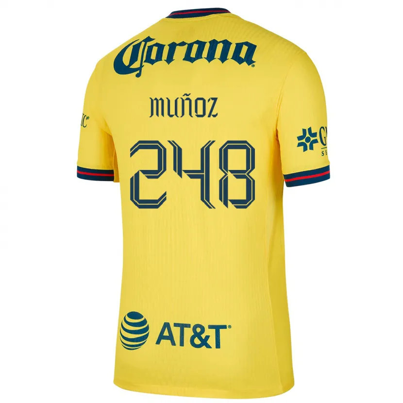 Danxen Damen Diego Muñoz #248 Gelb Blau Heimtrikot Trikot 2024/25 T-Shirt Österreich