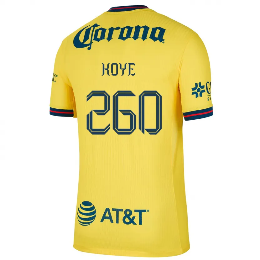 Danxen Damen Julián Koye #260 Gelb Blau Heimtrikot Trikot 2024/25 T-Shirt Österreich