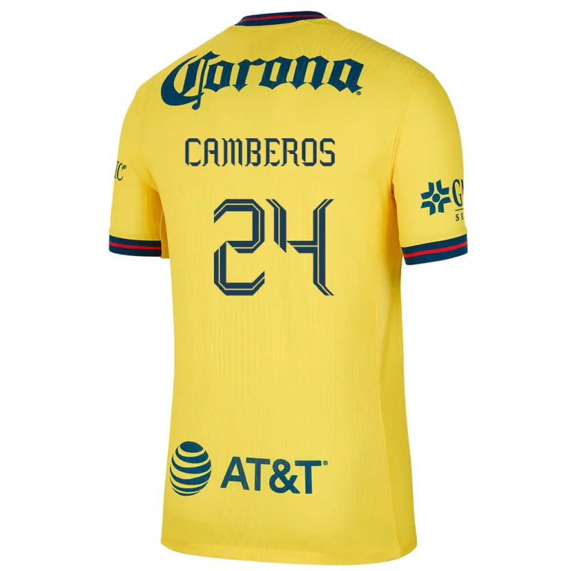 Danxen Damen Scarlett Camberos #24 Gelb Blau Heimtrikot Trikot 2024/25 T-Shirt Österreich