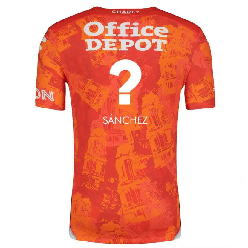 Danxen Damen Leonardo Sánchez #0 Orange Weiß Auswärtstrikot Trikot 2024/25 T-Shirt Österreich