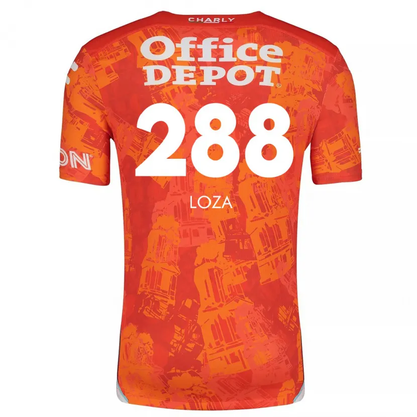 Danxen Damen Santino Loza #288 Orange Weiß Auswärtstrikot Trikot 2024/25 T-Shirt Österreich