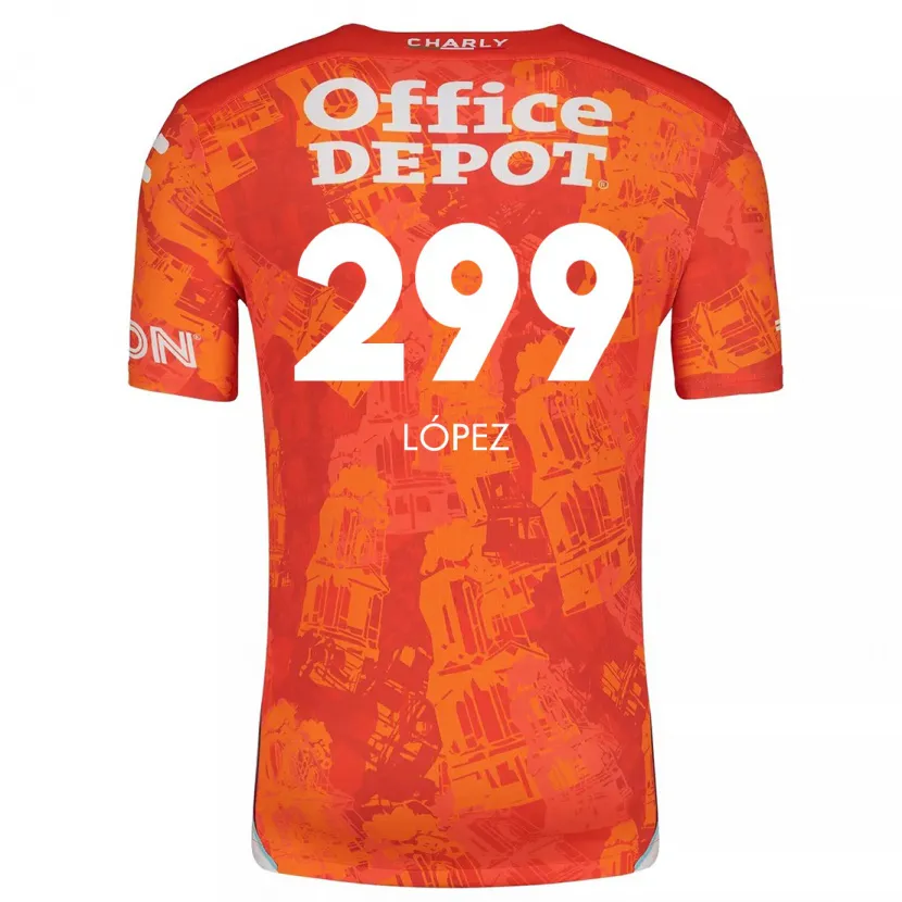 Danxen Damen Santiago López #299 Orange Weiß Auswärtstrikot Trikot 2024/25 T-Shirt Österreich