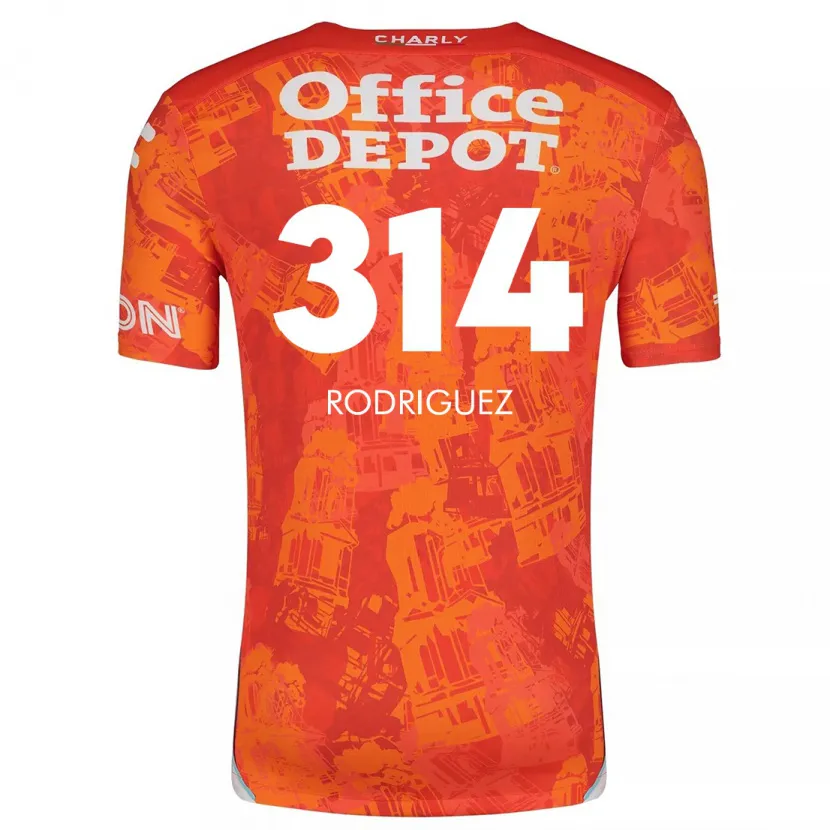 Danxen Damen Alan Rodríguez #314 Orange Weiß Auswärtstrikot Trikot 2024/25 T-Shirt Österreich