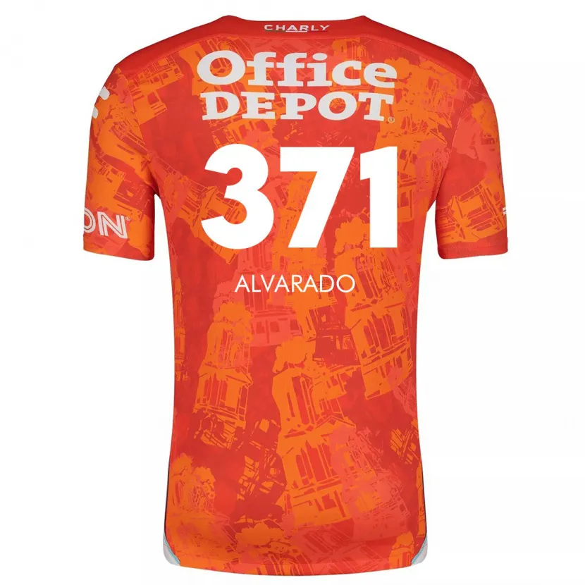 Danxen Damen Brandon Alvarado #371 Orange Weiß Auswärtstrikot Trikot 2024/25 T-Shirt Österreich