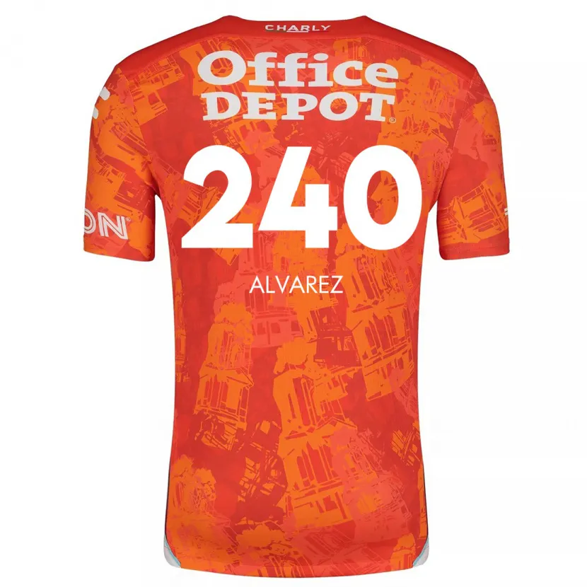 Danxen Damen Gael Álvarez #240 Orange Weiß Auswärtstrikot Trikot 2024/25 T-Shirt Österreich