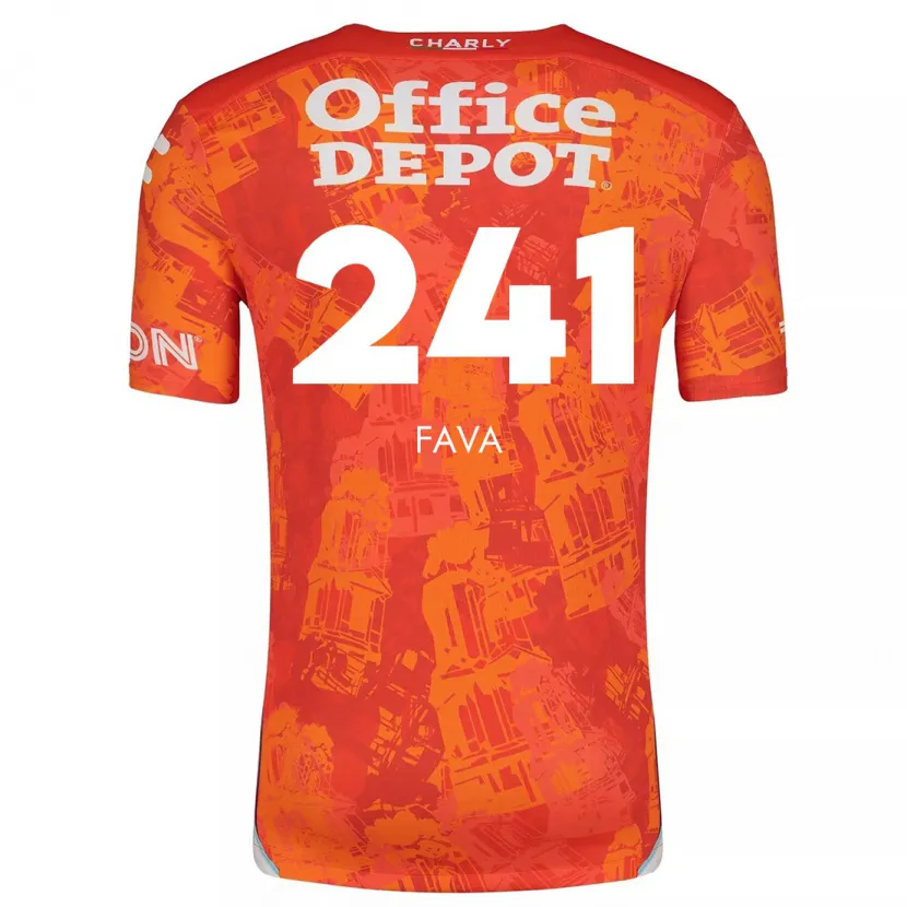 Danxen Damen Marco Fava #241 Orange Weiß Auswärtstrikot Trikot 2024/25 T-Shirt Österreich